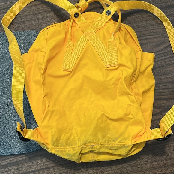 Fjallraven Kanken Yellow Backpack - Picture 3 of 6